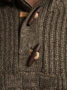 JERSEY PUNTO CANALÉ TRENZADO HAMILTON MOSSY STONE VERDE JASP