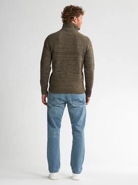 JERSEY PUNTO CANALÉ TRENZADO HAMILTON MOSSY STONE VERDE JASP