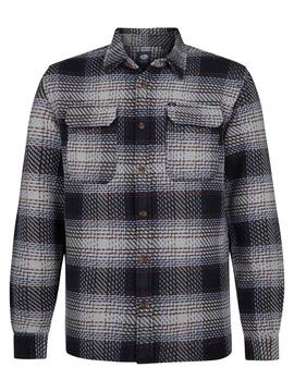 SOBECAMISA DE CUADROS SHEBOYGAN LIGHT GREY MELEE TARTÁN MULT