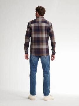 CAMISA DE CUADROS CASPER MUD TARTÁN MULTICOLOR