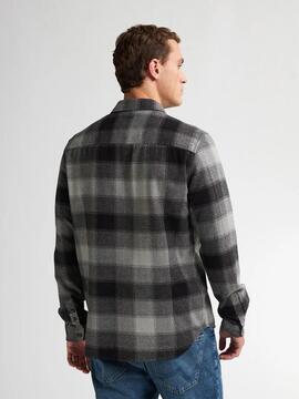 CAMISA DE CUADROS CASPER DEEP BLACK TARTÁN MULTICOLOR