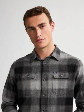 CAMISA DE CUADROS CASPER DEEP BLACK TARTÁN MULTICOLOR