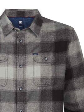 CAMISA DE CUADROS CASPER DEEP BLACK TARTÁN MULTICOLOR