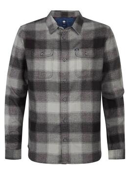 CAMISA DE CUADROS CASPER DEEP BLACK TARTÁN MULTICOLOR