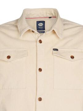 SOBRECAMISA DE PANA MENOMONIE RAW SAND BEIGE