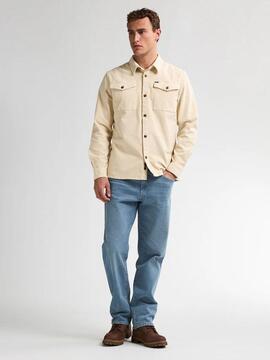 SOBRECAMISA DE PANA MENOMONIE RAW SAND BEIGE
