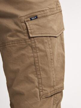 PANTALÓN BOLSO CARGO SHELLFRONT OAK CAMEL