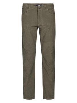 PANTALÓN DE PANA RUSSEL TAPERED FIT MOSSY STONE VERDE