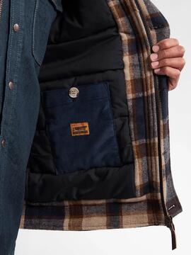 CHAQUETA TWILL MINNESOTA CHESTNUT MULTICOLOR