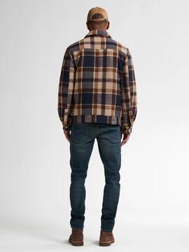 CHAQUETA TWILL MINNESOTA CHESTNUT MULTICOLOR