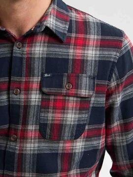 CAMISA DE CUADROS FOX RIVER BULLSEYE RED MULTICOLOR