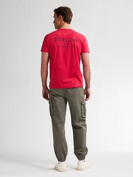 PANTALÓN JOGGER BOLSO CARGO MOSSY STONE VERDE KAKI