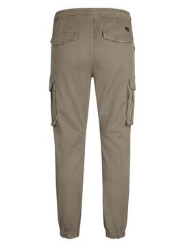 PANTALÓN JOGGER BOLSO CARGO MOSSY STONE VERDE KAKI
