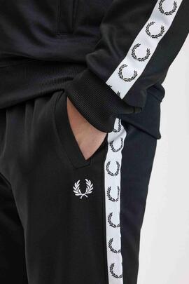 PANTALÓN DE CHÁNDAL CON CINTA DEPORTIVA TAPED TRACK PANT NEG