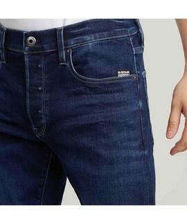 PANTALÓN VAQUERO G-STAR 3301 SLIM DARK AGED
