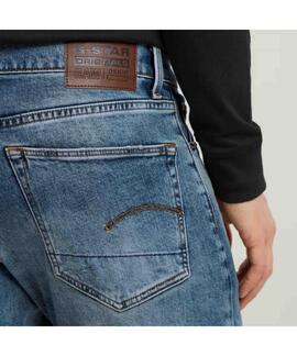 PANTALÓN VAQUERO G-STAR 3301 REGULAR TAPERED VINTAGE AZURE