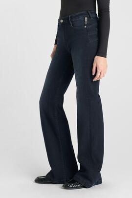PANTALÓN VAQUERO PULP HIGH RISE FLARE MATTI DENIM BLUE BLACK