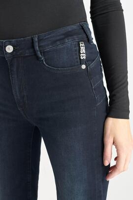 PANTALÓN VAQUERO PULP HIGH RISE FLARE MATTI DENIM BLUE BLACK