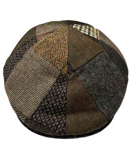GORRA BEIRETS BROKER PATCHWORD MARRÓN