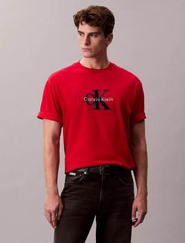CAMISETA CK MONOLOGO TRICOLOR RELAXED FIT ADRENALINE RUSH RO