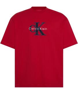 CAMISETA CK MONOLOGO TRICOLOR RELAXED FIT ADRENALINE RUSH RO
