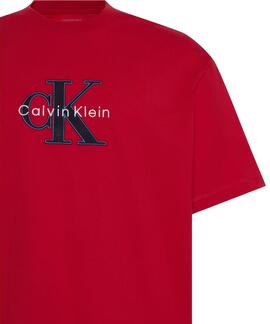 CAMISETA CK MONOLOGO TRICOLOR RELAXED FIT ADRENALINE RUSH RO