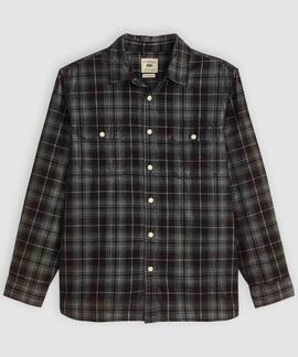 SOBRECAMISA JACKSON WORKER RELAXED FIT HUXLEY PLAI
