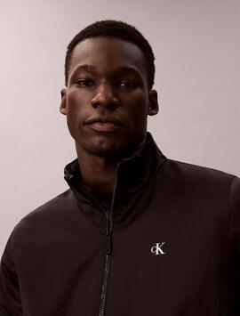 CHAQUETA HARRINGTON ACOLCHADA CUELLO PERKINS NEGRA