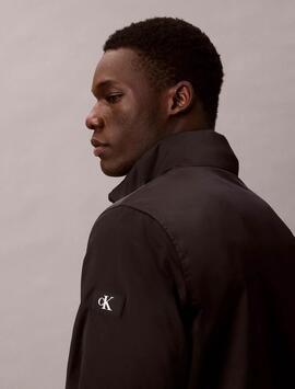 CHAQUETA HARRINGTON ACOLCHADA CUELLO PERKINS NEGRA