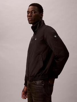 CHAQUETA HARRINGTON ACOLCHADA CUELLO PERKINS NEGRA