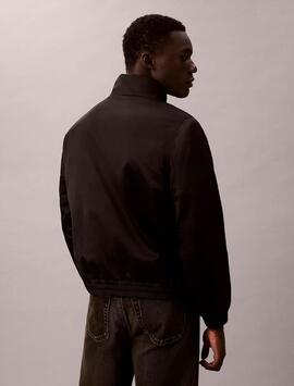 CHAQUETA HARRINGTON ACOLCHADA CUELLO PERKINS NEGRA