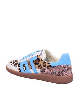 ZAPATILLAS DE MUJER BACK 70 SQUID 03 MULTI WHITE LEATHER TUR