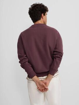 SUDADERA RAQUETA MEDIA PANA BURDEOS