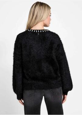 JERSEY ARISA CON APLIQUES DE PEDRERÍA EN EL CUELLO