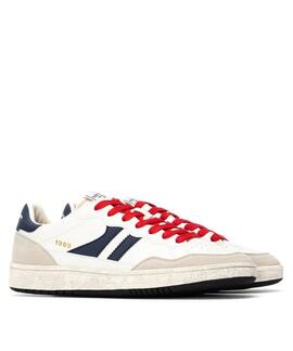 ZAPATILLAS DE HOMBRE TDS BLANCO Y AZUL MARINO