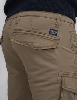 PANTALÓN BOLSO CARGO TAPERED FIT CAMEL