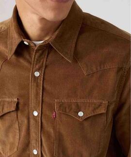 CAMISA DE PANA LEVI'S® BARSTOW WESTERN BISON CORDUROY