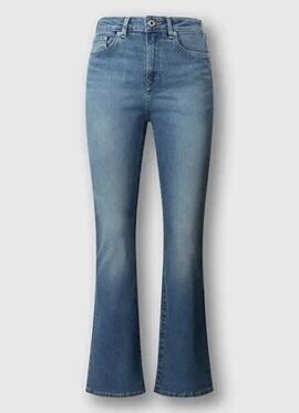 PANTALÓN VAQUERO DION FLARE 4VC HIGH RISE DENIM AZUL