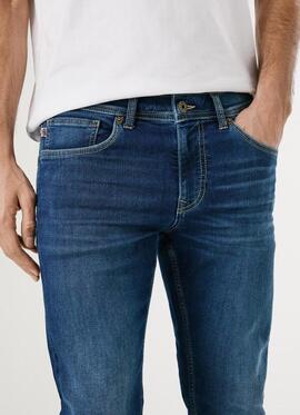 PANTALÓN VAQUERO TRACK SLIM FIT 5AG MID RISE GYMDIGO DENIM