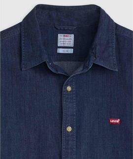 CAMISA VAQUERA BATTERY HOUSEMARK SLIM FIT MOOKIE DARK WASH