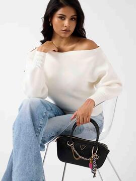 BOLSO DAVINA CHARMS SMALL SATCHEL NEGRO