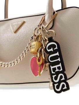 BOLSO DAVINA CHARMS SMALL SATCHEL LIGHT TAUPE