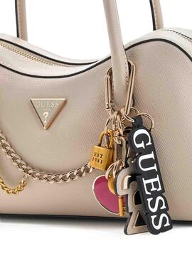 BOLSO DAVINA CHARMS SATCHEL LIGHT TAUPE