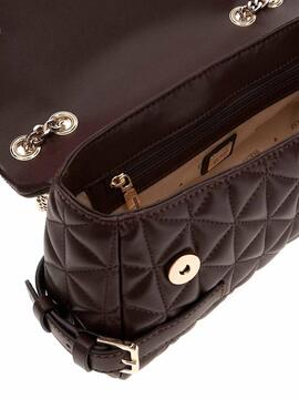 BANDOLERA PAISLEIGH MARRÓN PESPUNTEADA