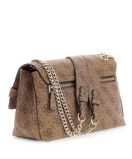 BOLSO BANDOLERA YESBA LATTE LOGO