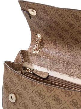 BOLSO BANDOLERA YESBA LATTE LOGO