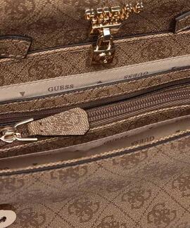 BOLSO BANDOLERA YESBA LATTE LOGO