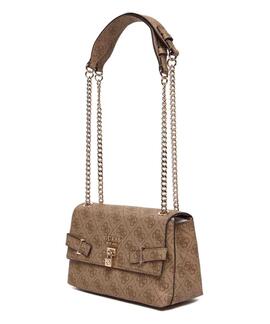 BOLSO BANDOLERA YESBA LATTE LOGO