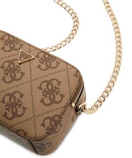 BOLSO BANDOLERA NOELLE II CAMERA LATTE LOGO BROWN