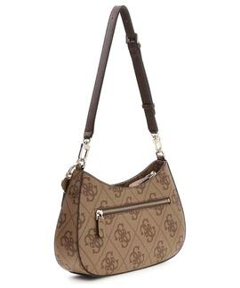 BOLSO AL HOMBRO NOELLE II LATTE LOGO BROWN